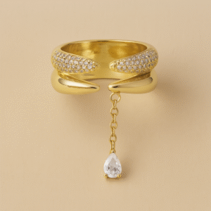 Dainty Drop Ring