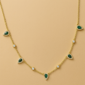 Green Drop Necklace