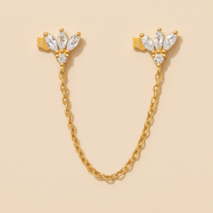 Petal Chain Studs