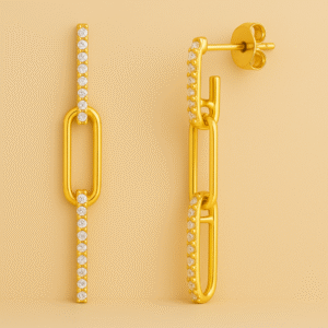 Golden Link Earrings